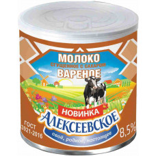 Молоко сгущенка-варёнка " Алексеевское" 370г